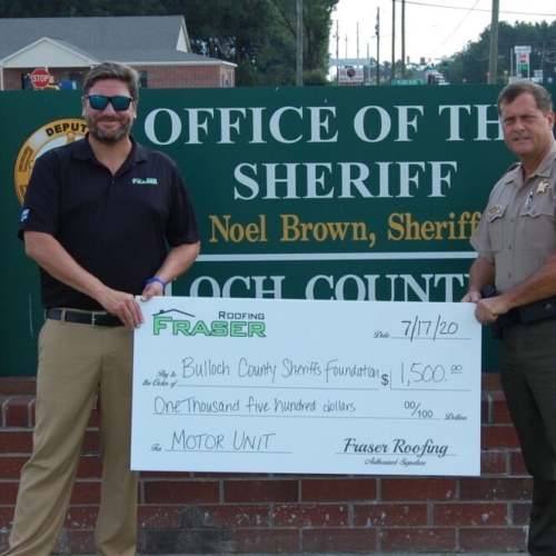 fraser roofing giving back to their community