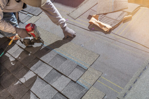Roofing shingle installation in South Carolina